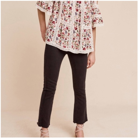 ANTHROPOLOGIE Blue Tassel Blouse / Size XS - Picture 4 of 9